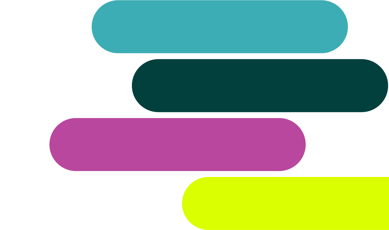 Wealth Elements data bands in teal, magenta and lime.